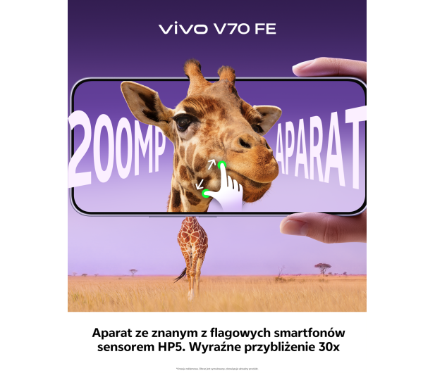 vivo V70 FE 5G 8/256GB Fioletowy - 1512452 - zdjęcie 10